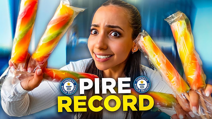 BATTRE LES PIRES RECORDS DU MONDE !