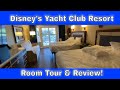 Disney’s Yacht Club Resort room tour! Standard View, updated & refurbished room!