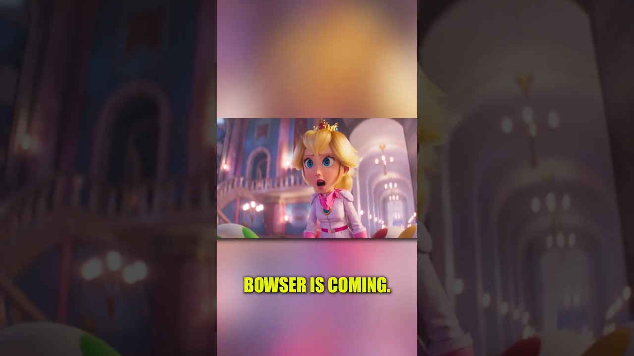 We always thought Mario and Peach were together! #movie #shorts #razzle #mario #peach
