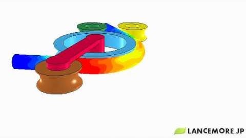 LS-DYNA Sample Model No.011 Pipe Bending