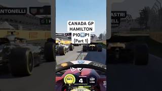 F1 gameplay Canada GP Hamilton P10➡️P1 (Pt1) #f1 #automobile #hamilton #ferrari #gaming #games #race