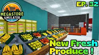 Adding New Fresh Produce Section To My Store! (Megastore Simulator Ep.32) screenshot 1