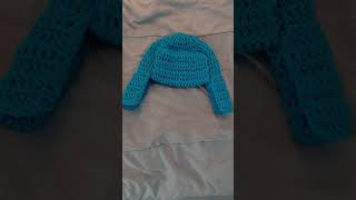 Crochet trapper hat ✨️ 💙 #crochet #fyp #ideas