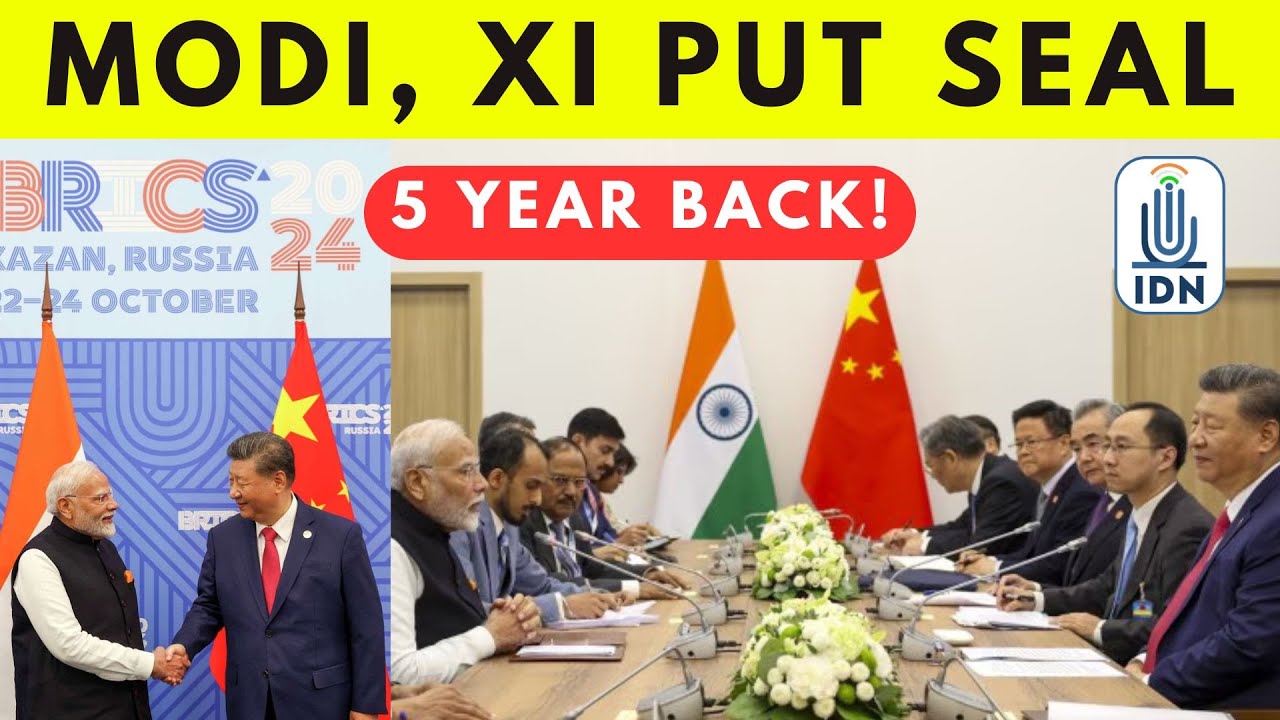 Modi, Xi put seal on LAC pact, vow to rebuild ties | IDNews - YouTube