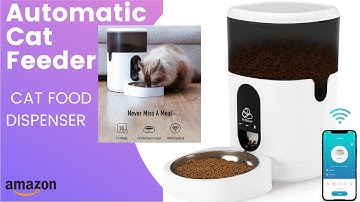 Automatic cat feeder ||Cat Food Dispenser || Automatic Cat Feeder with APP Control || cool gadgets