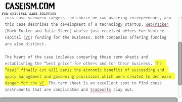 WebTracker Case Solution & Analysis Caseism.com
