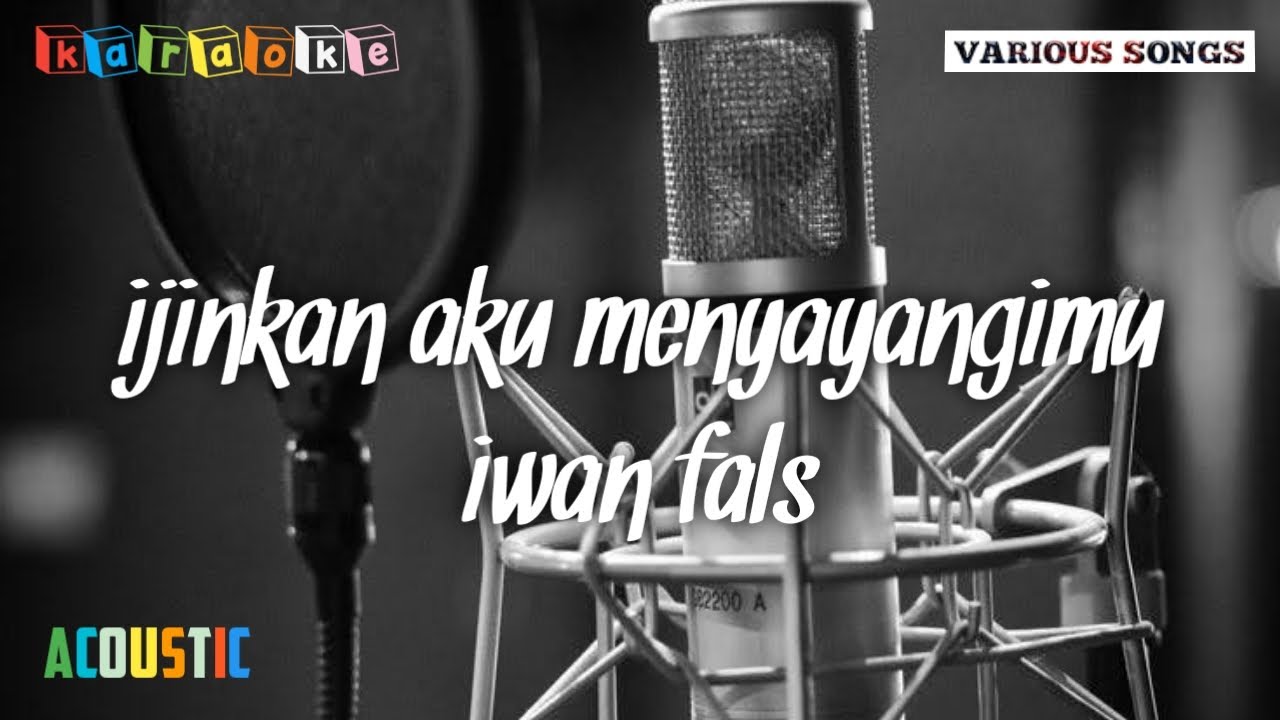 Iwan Fals - Ijinkan Aku Menyayangimu ( Acoustic Karaoke )