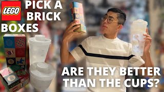 NEW LEGO Pick A Brick Boxes: Are they BETTER than the Cups?
