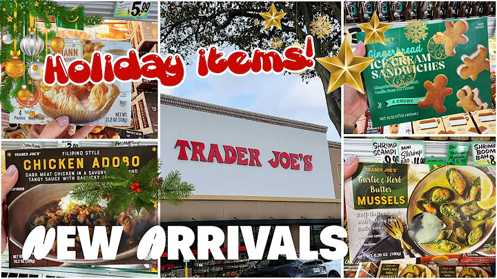 Shop with me Trader Joe's NEW ARRIVALS! Trader joe's holiday items Part 2 !