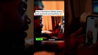 Things are getting tense between Ray J and Sauce Walka #rayj #adrienbroner #deenthegreat #kickclips