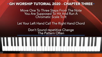 Let’s Look at some Chromatic left hand movements in GH WORSHIP to spice up your play. ❤️❤️