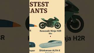 Fastest Giants On Earth Jet Car, Bullet Train, Supersonic Plane & More