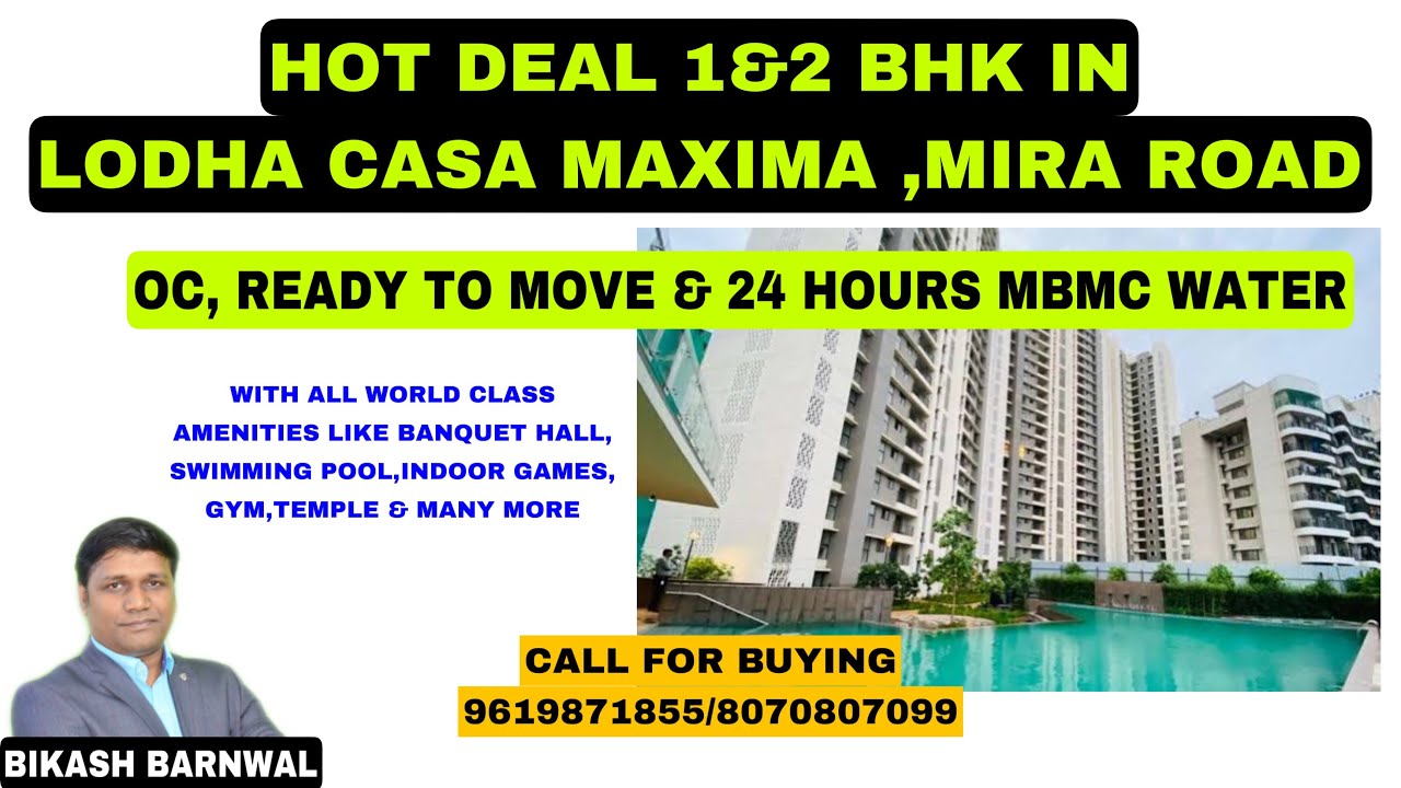 1/2BHK/MIRA ROAD/LODHA CASA MAXIMA MIRA ROAD MUMBAI/1/2BHK/RESALE