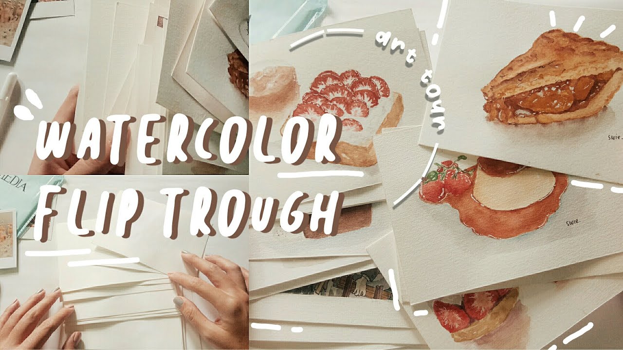 Watercolor Flip Through | Art Tour | Indonesia - YouTube