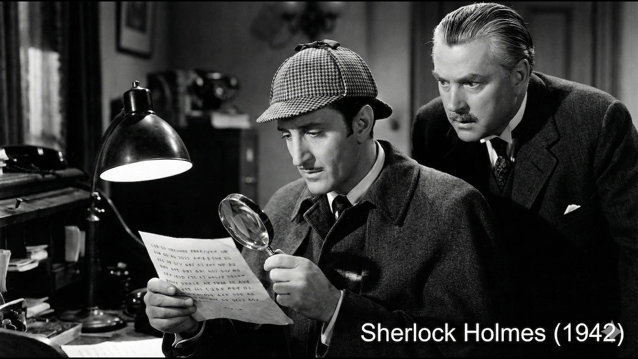 A Brilliant Sherlock Holmes Wartime Mystery | The Secret Weapon (1942) Classic Film