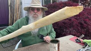 Columbia River Beaver Walking Stick is Done