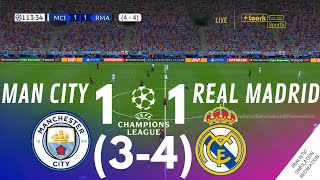 LIVE | Manchester City vs Real Madrid • Champions League 23/24 | Full Match Streaming & Simulation
