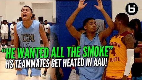 HIGH SCHOOL TEAMMATES WENT AT IT IN AAU! Ballislif...