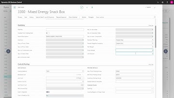 Basic Item Fields relevant for Warehouse - Microsoft Dynamics 365 Business Central