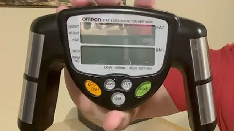 Omron HBF 306C Handheld Body Fat Loss Monitor, Used it for over 10 years!