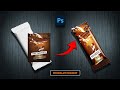 How to Add a Label on Chocolate Product Mockup-Photoshop Short Tutorial
