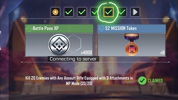 Kill 20 Enemies with Any Assault Rifle Equipped with 3 Attachments in MP Mode (20/20)