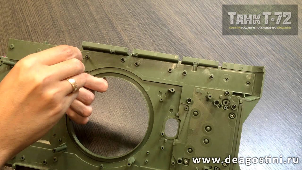 Сборка танка Т-72. Выпуск 14 масштабные модели танков