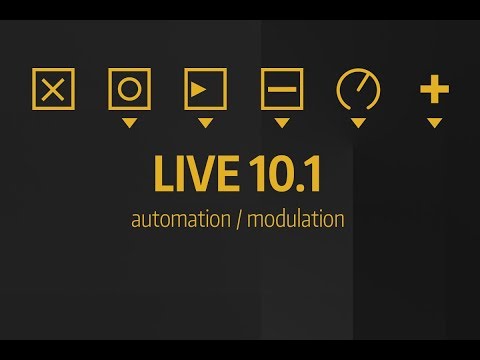 LIVE 10.1 - Automation/Modulation