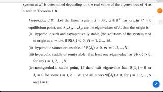 Continuous time dynamical systems