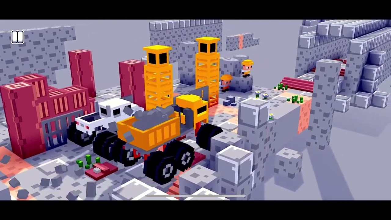 Facade drive mad MONSTER TRUCK level gaming video