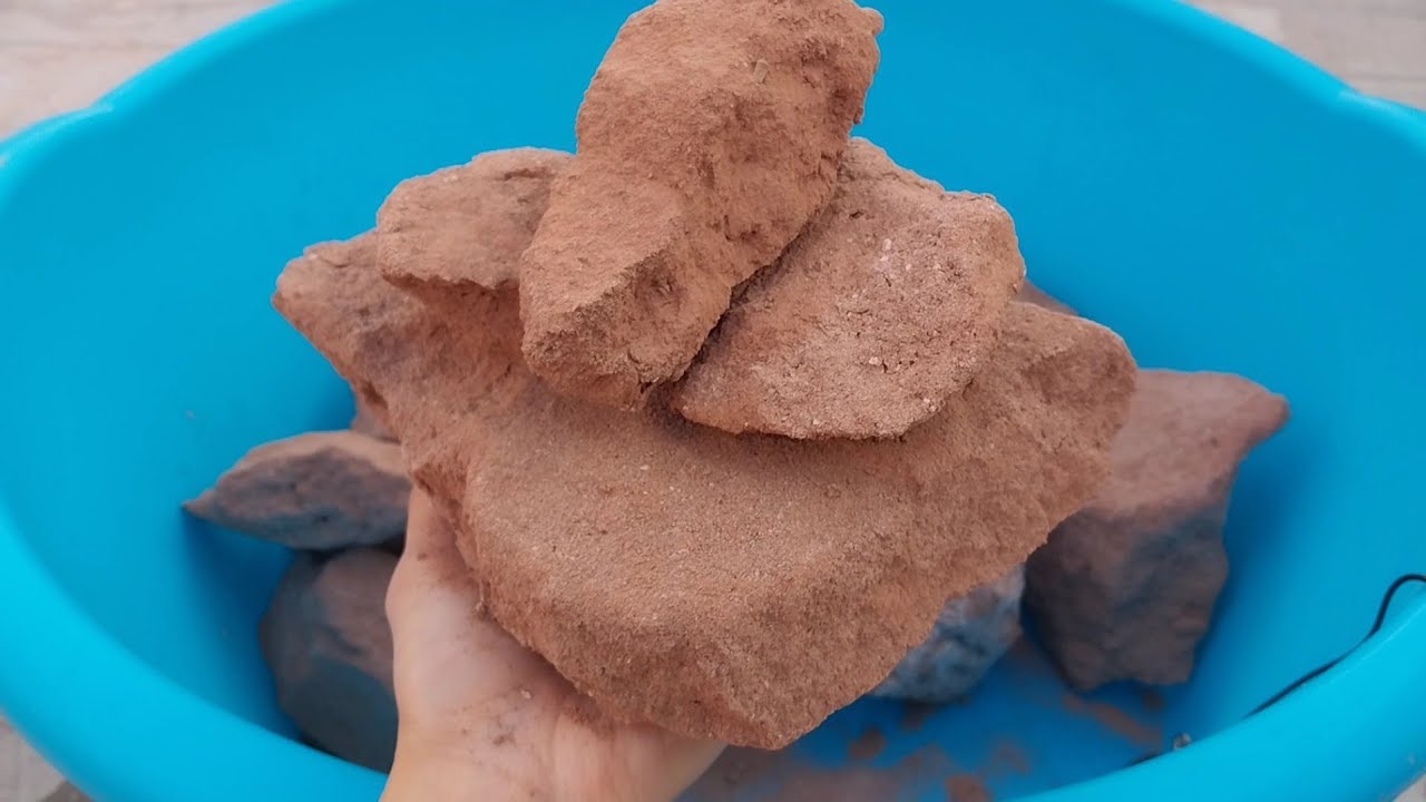 Pure Red dirt&Red sand dry crumbling Parts