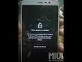 How To Fix Mi Redmi Note 3/4 This Device Is Locked !! Activate This Device !! How To Remove Frp