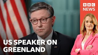 Us Speaker Mike Johnson Says Diplomatic Channels Are The Way To Go Over Greenland Bbc News