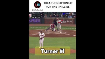 Trea Turner Hits the Go-Ahead Home Run! #phillies #mlb #baseball