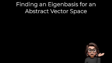 Finding an Eigenbasis for a Non-Euclidean Vector Space
