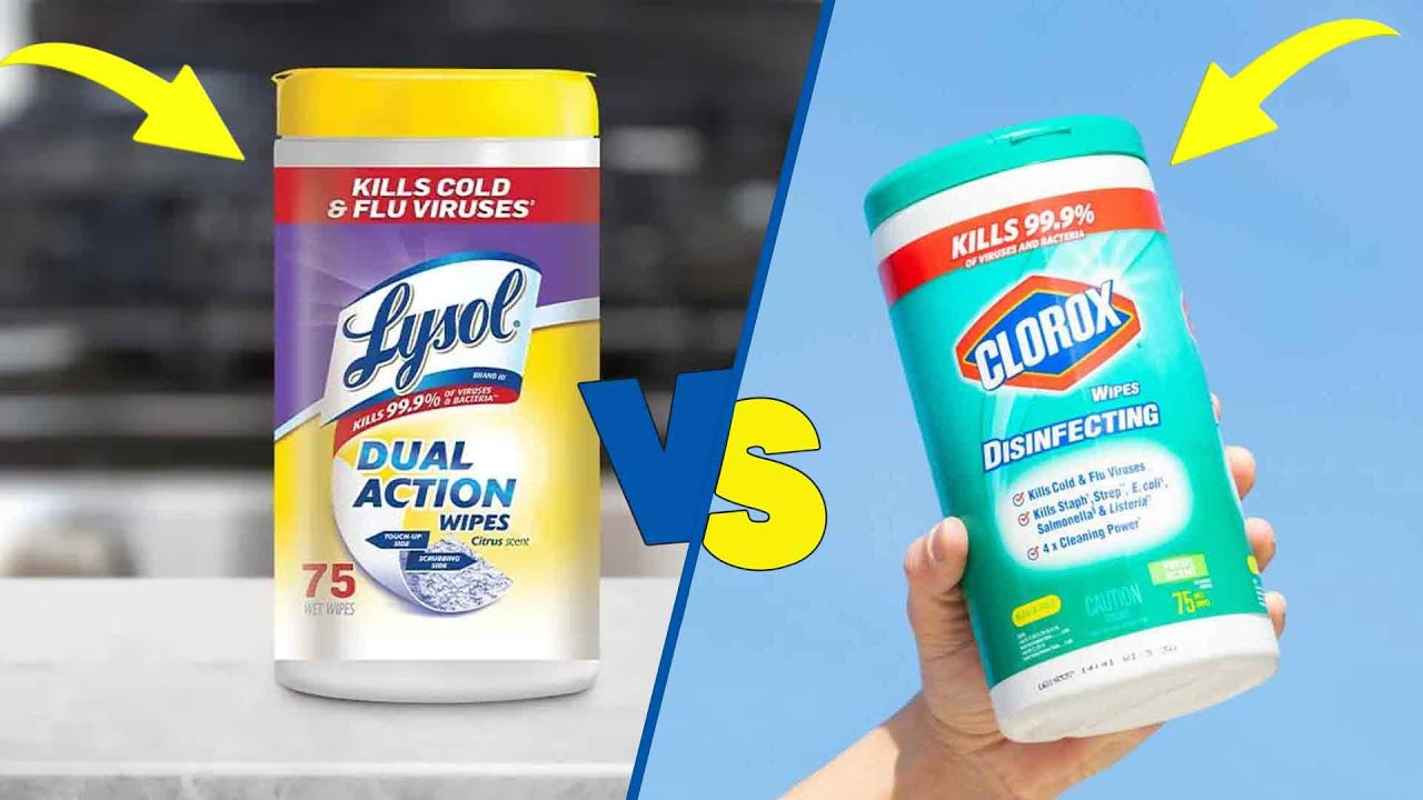 Lysol vs Clorox Disinfecting Wipes: Which is Best for Your Home? - YouTube
