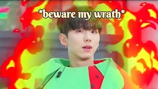 Kihyun being an angry hamster for 4 minutes straight