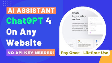 ChatGPT 4 AI Writing Assistant Browser Extension Lifetime Deal - No API Key: Write & Summarize