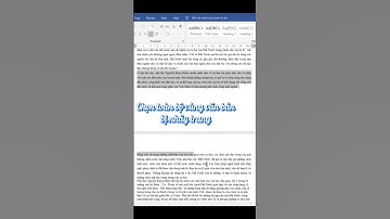 Cách xử lý văn bản bị nhảy trang