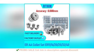 ER AA Collet Set ER11 ER16 ER20 ER25 ER32 ER40 High Precision 0.008mm 0.015mm Tools Holder Clamping