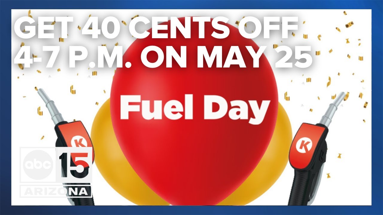 Circle K Fuel Day offering gas 40 cents off a gallon on May 25, 2023