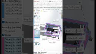 SOLIDWORKS Weldments Trim Extend Explained #shorts #solidworkstutorial #solidworkstips #trending