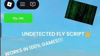 UNDETECTED FLY SCRIPT | WORKS 100% | NEW 2026