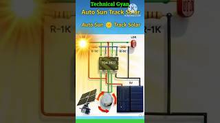 😱Auto Sun Track Solar | #shortsfeed #shorts#ytshorts#scienceproject #experiment #diy