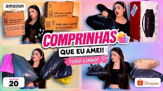 ✨🛍️Surtei nas Compras! Veja Tudo Que Eu Comprei Esse Mês| Shopee, Amazon, Loja do 20, Centro e Mais 