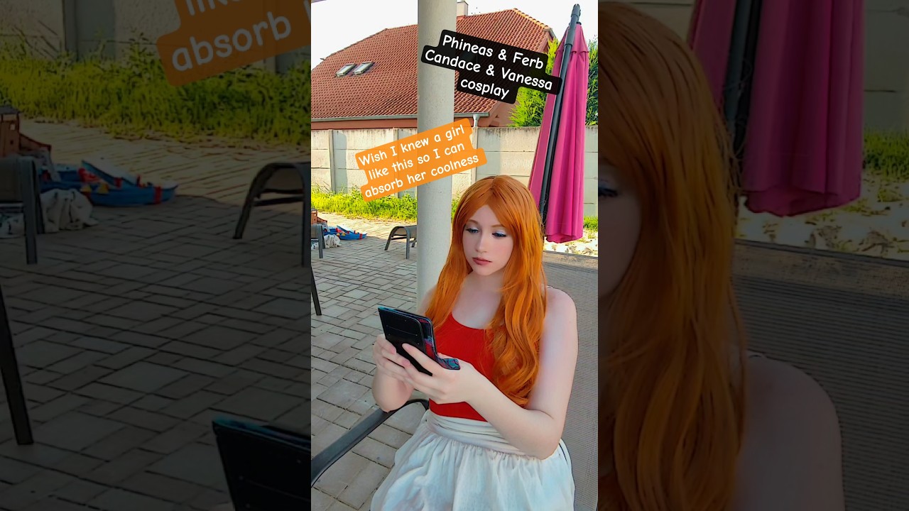 Wish I knew a girl like this | Candace & Vanessa @nikkihatsunecosplay #cosplay #shorts