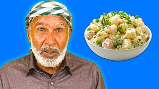 Tribal People Try Bavarian Salad
