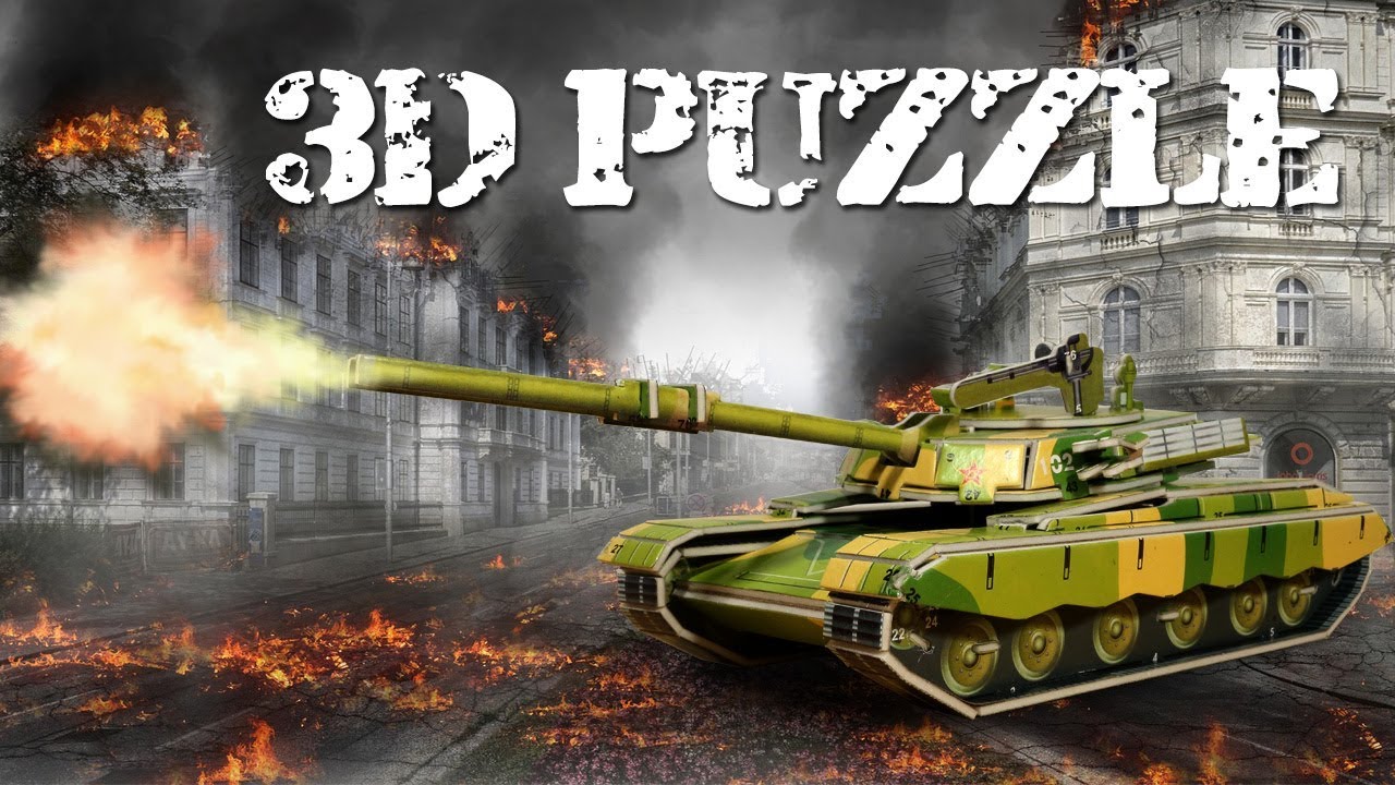 Army Tank 3D Puzzle DIY YouTube