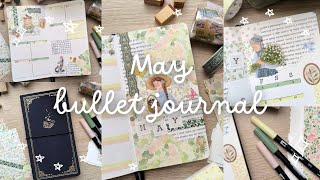 May 2026 bullet journal plan with me 💐 Anne of Green Gables cozy bujo setup