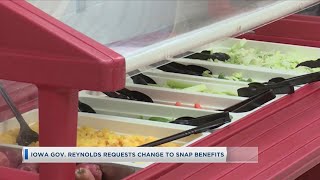 Iowa Gov. Kim Reynolds requests changes to SNAP benefits